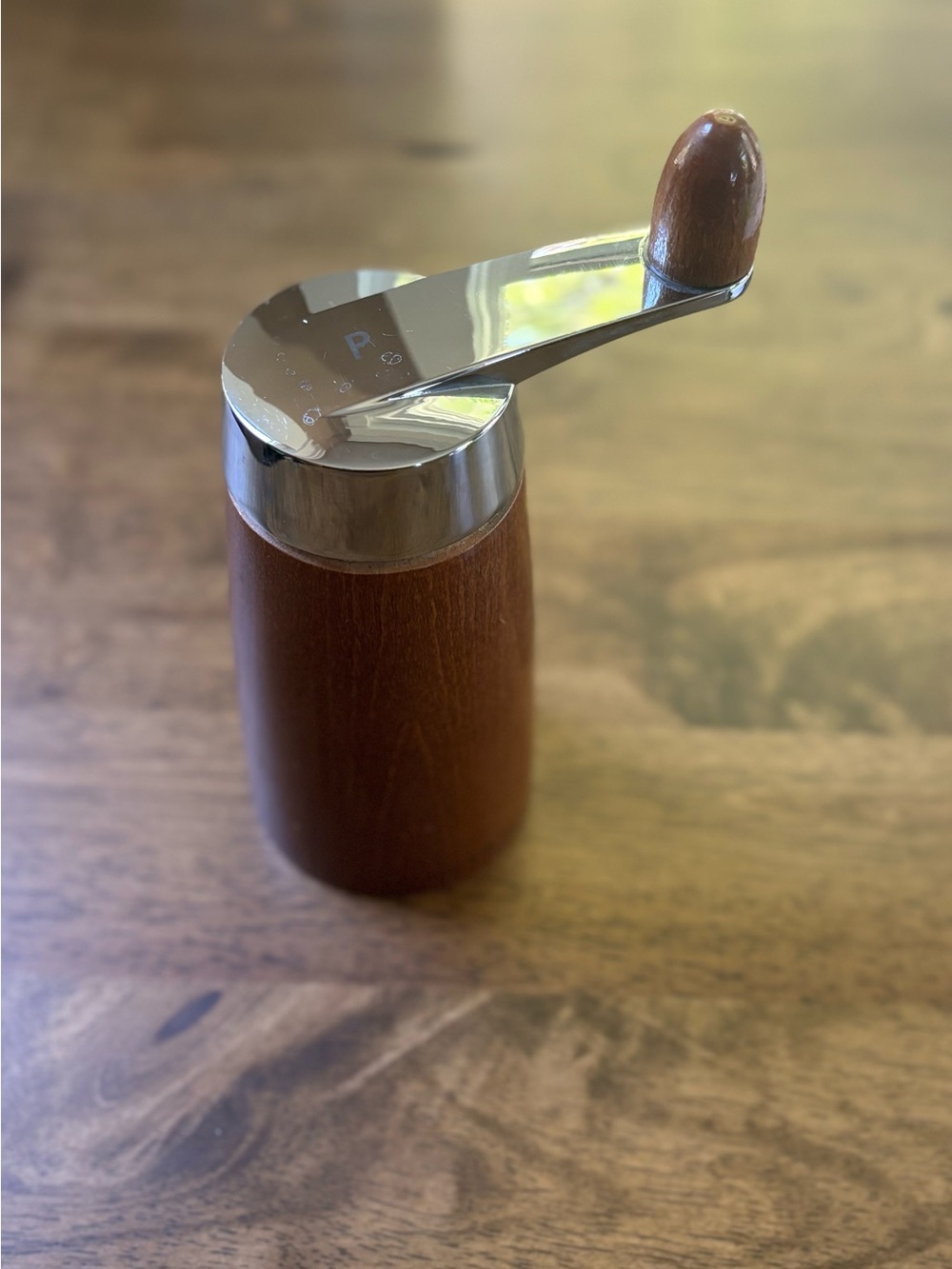 Cole & Mason Wood and Stainless Steel Manual Pepper Grinder
